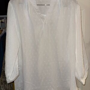 Elegant White Women's Blouse
